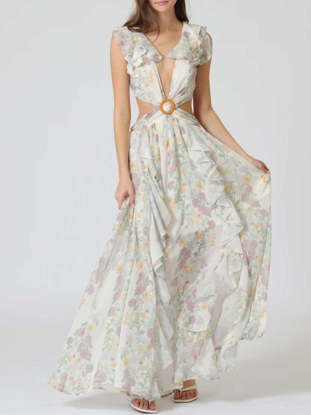 NWT in Package Floral Maxi Dress
